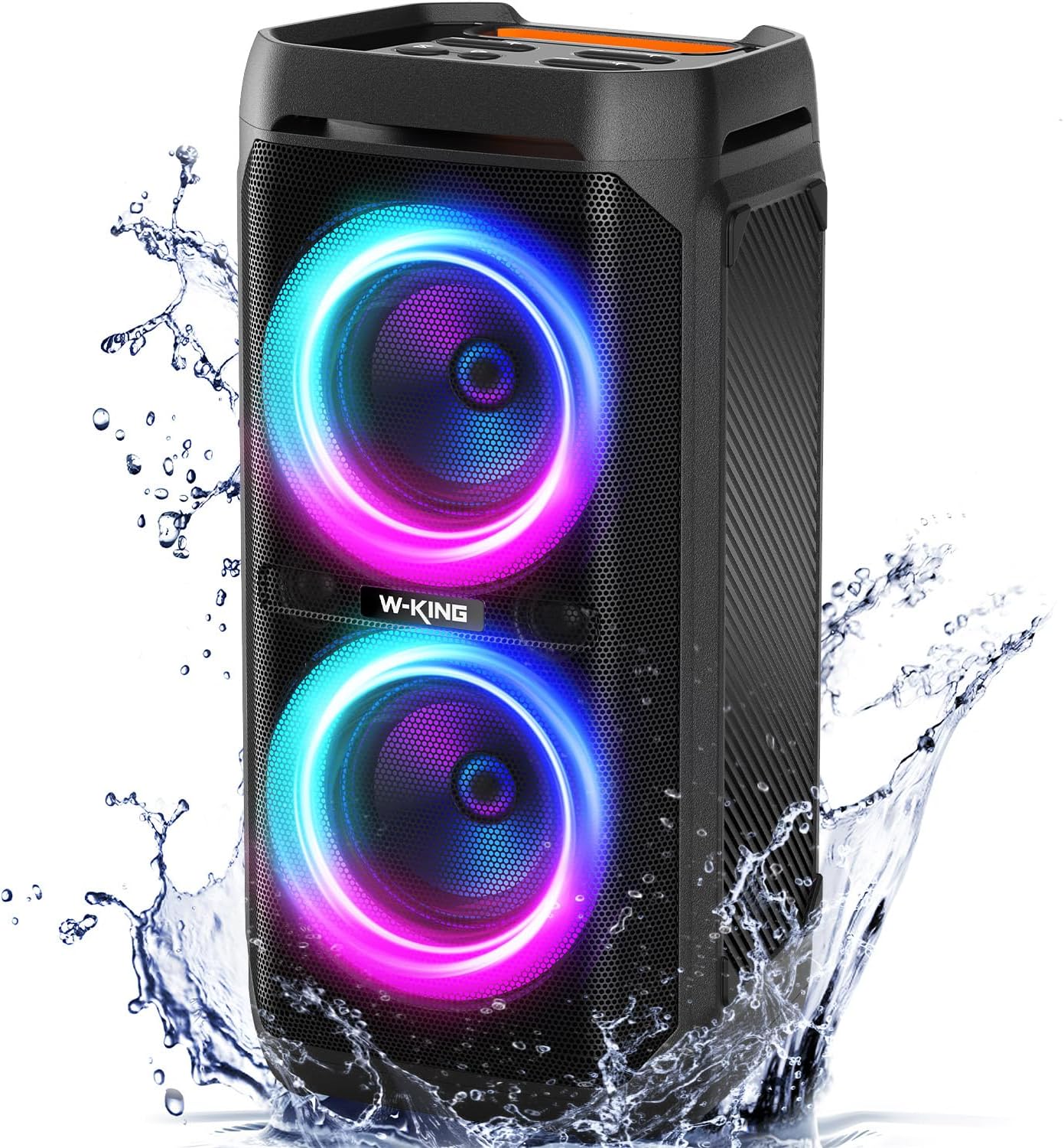 240W Max Large Bluetooth Speaker, Party Bluetooth Speaker Loud, IPX6 Waterproof Portable Speakers Outdoor