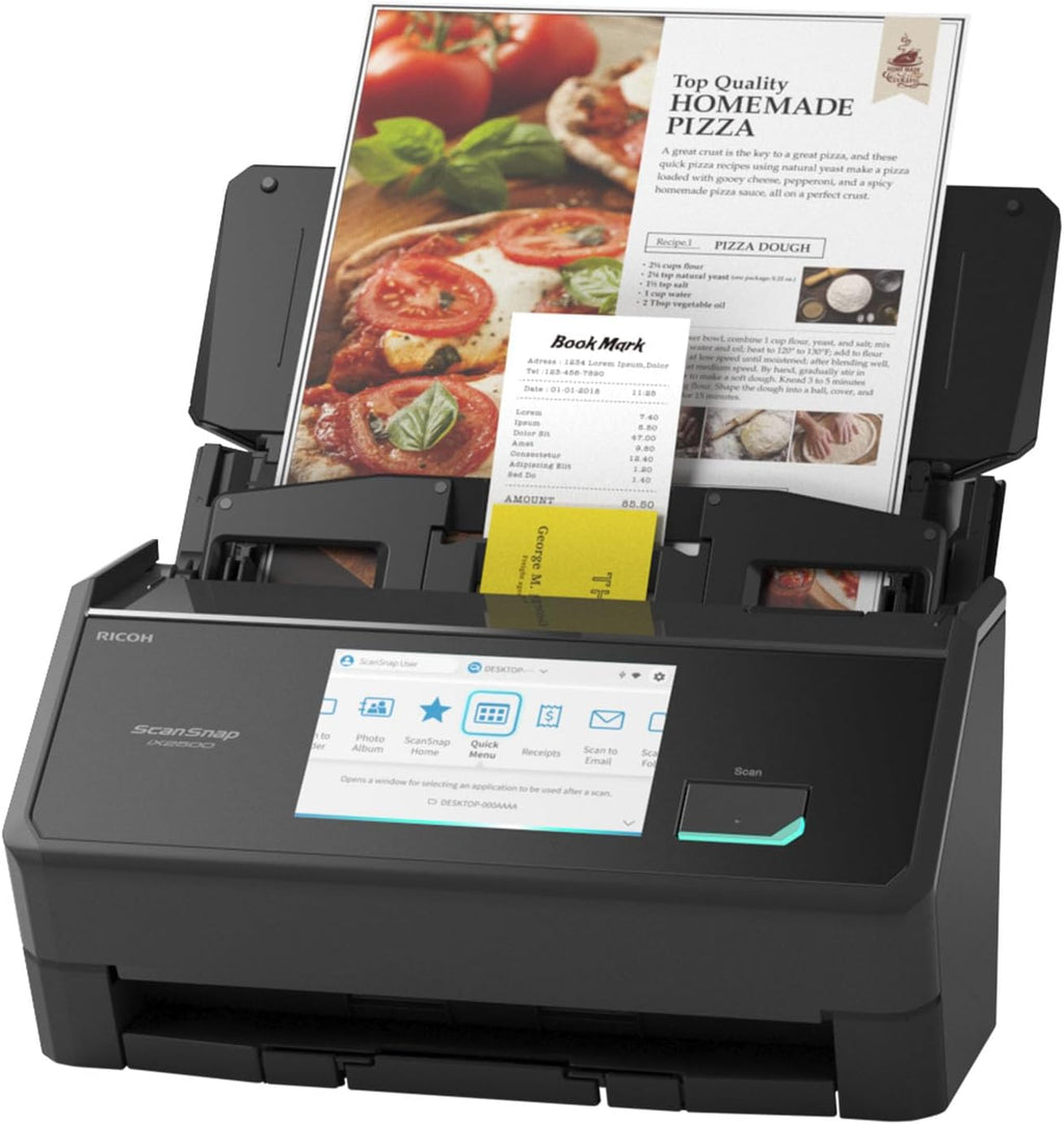 ScanSnap iX2500 Wireless or USB High-Speed Cloud Enabled Document