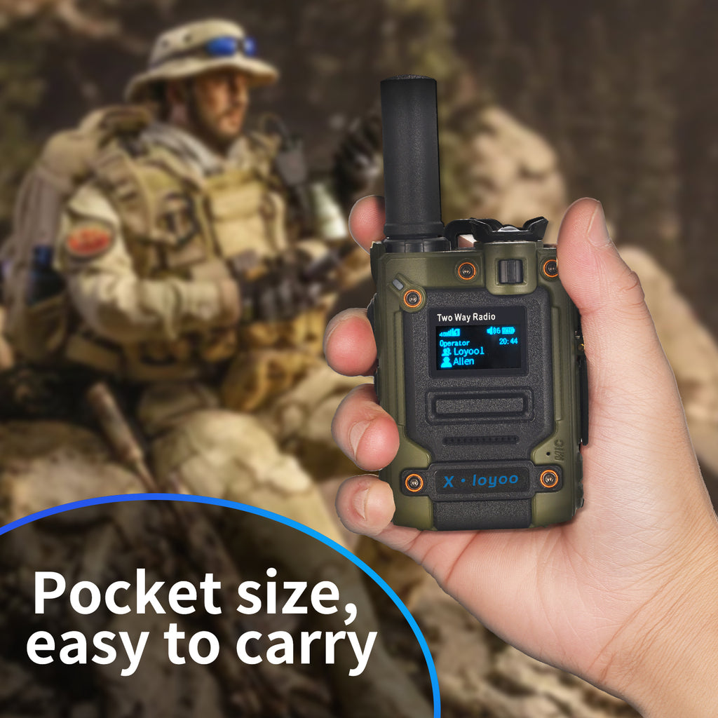 Walkie-Talkie - Two-Way Radio - Unlimited Range POC Two Way Radios Set