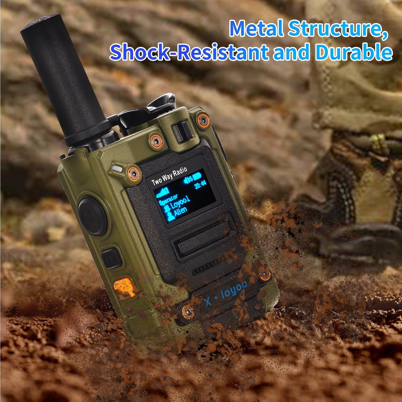 Walkie-Talkie - Two-Way Radio - Unlimited Range POC Two Way Radios Set