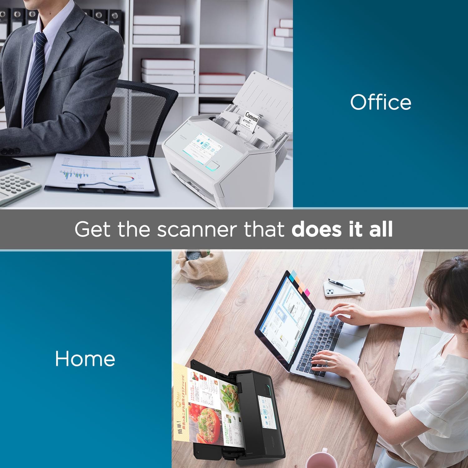 ScanSnap iX2500 Wireless or USB High-Speed Cloud Enabled Document