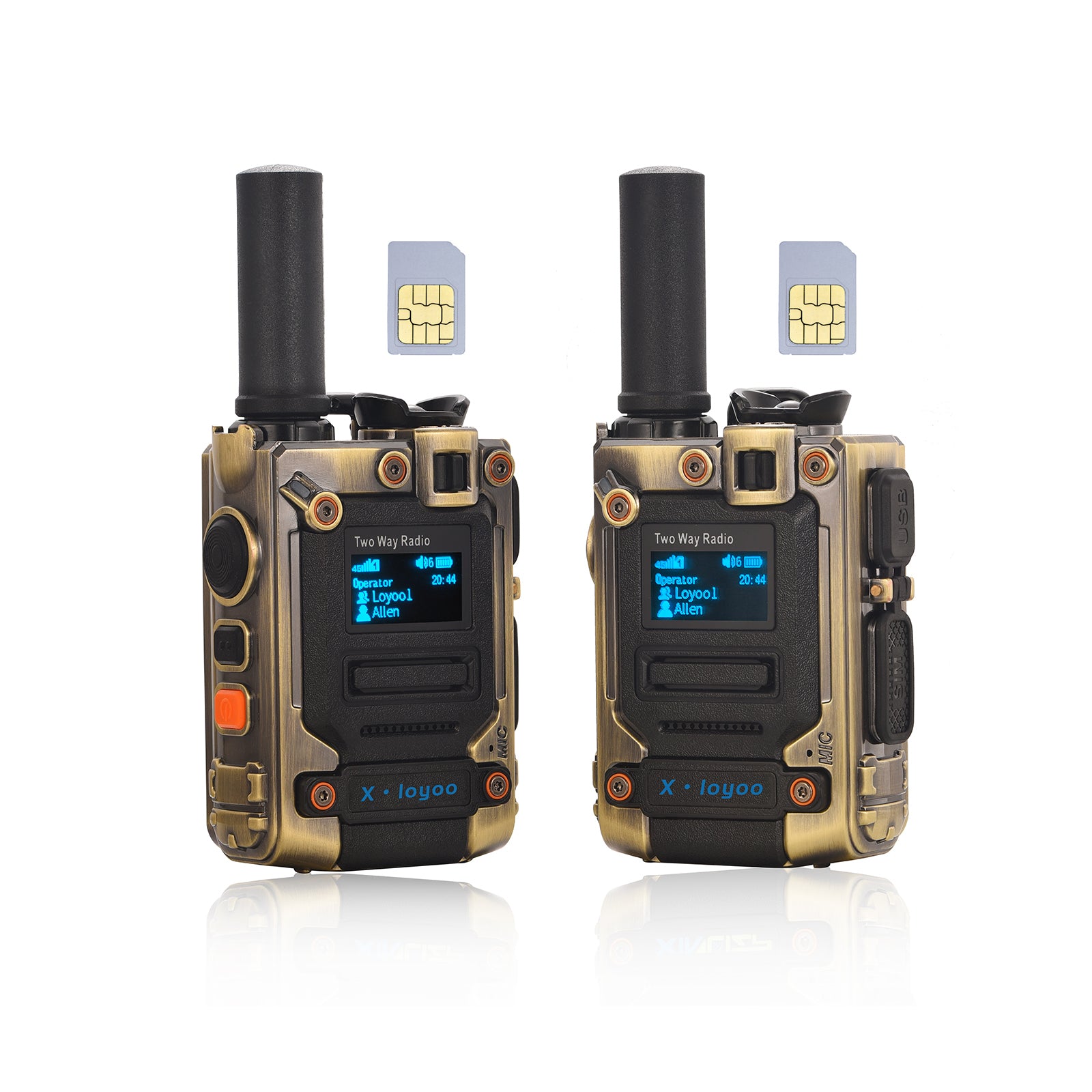 Walkie-Talkie - Two-Way Radio - Unlimited Range POC Two Way Radios Set